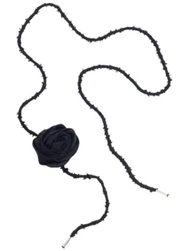 flower string belt black - LECYTO - BALAAN 1