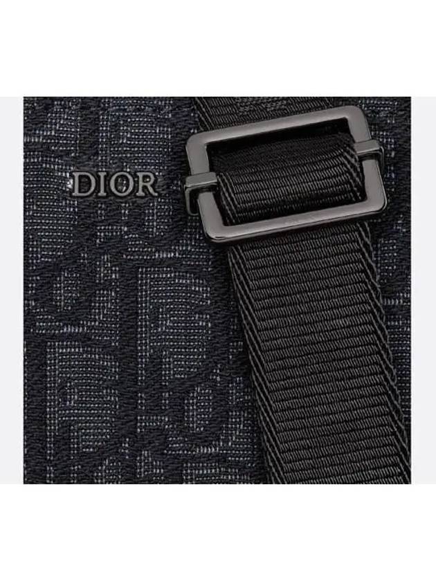 Oblique Strap Shoulder Bag Black - DIOR - BALAAN 7