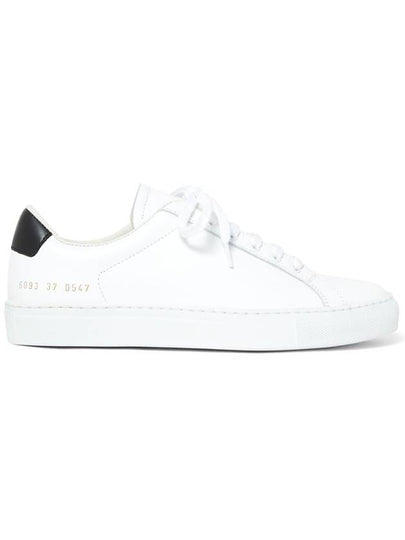 Retro Leather Low Top Sneakers White - COMMON PROJECTS - BALAAN 2