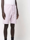 Waffen Patch  Fleece Bermuda Shorts Lavender - STONE ISLAND - BALAAN 4