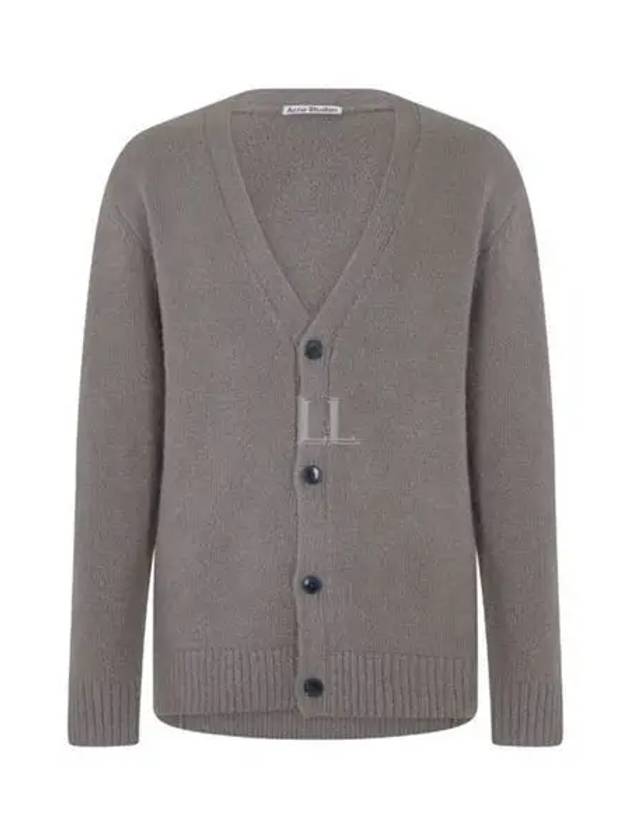 Wool Blend Cardigan Grey - ACNE STUDIOS - BALAAN 2