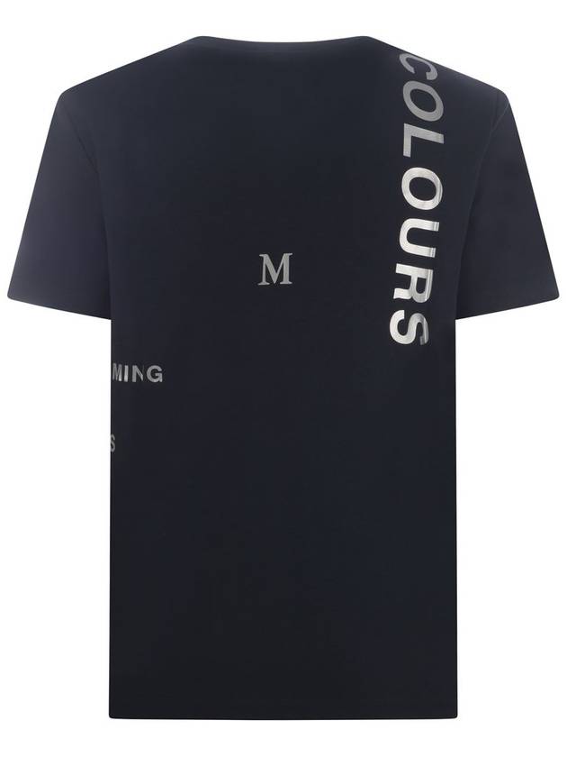 Gilbert Cotton Short Sleeve T-Shirt Navy - S MAX MARA - BALAAN 3