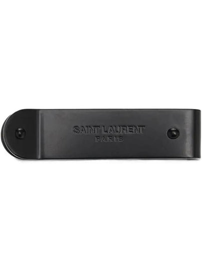 ID Money Metal Clip Black - SAINT LAURENT - BALAAN 2