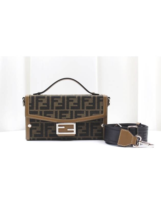 FF fabric soft trunk baguette cross bag 7VA565 - FENDI - BALAAN 1