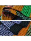 Striped Wool Muffler Green Orange - PAUL SMITH - BALAAN 4