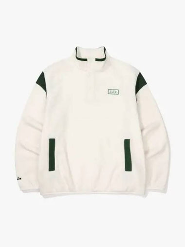 Diadora Montello Winter Microfleece Anorak OFF white - DIADORA - BALAAN 1