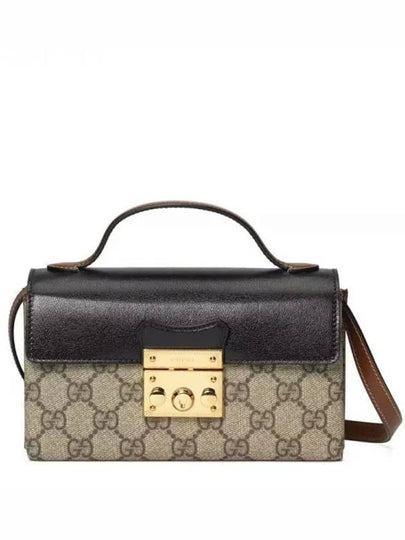 Padlock GG Mini Bag Beige Ebony Black - GUCCI - BALAAN 2