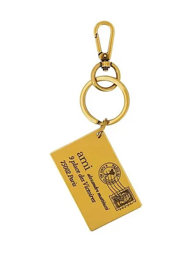 Alexandre Mattiussi Enveloppe Key Holder Gold - AMI - BALAAN 3