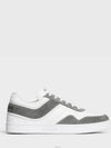 Trainer Suede Calfskin Lace-Up Low Top Sneakers Grey - CELINE - BALAAN 2