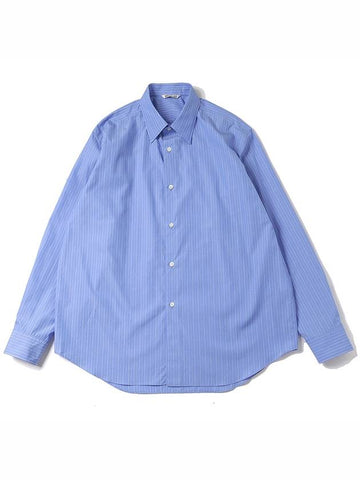 Subin high count cloth striped shirt - AURALEE - BALAAN 1