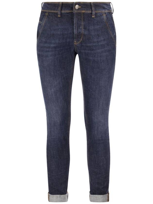 Denim Straight Pants UP439 DS0257U FG1 800 DENIM - DONDUP - BALAAN 2