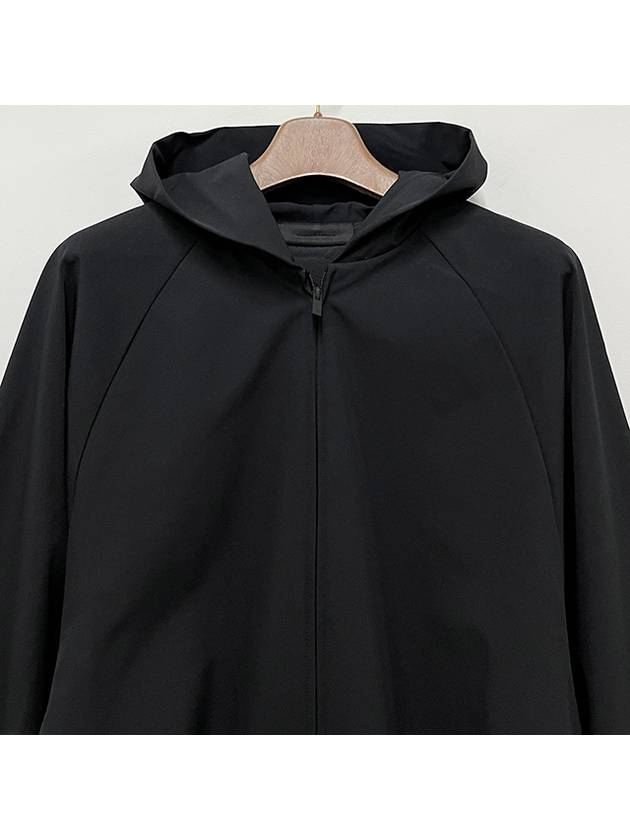 Back Logo Bonded Nylon Hooded Jacket Black 202BT244880F - FEAR OF GOD ESSENTIALS - BALAAN 4