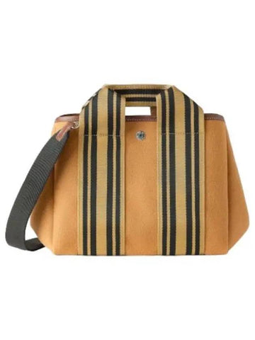 Traverse Flannel Equestrian Camel Tote Bag Handbag - RUE DE VERNEUIL - BALAAN 1