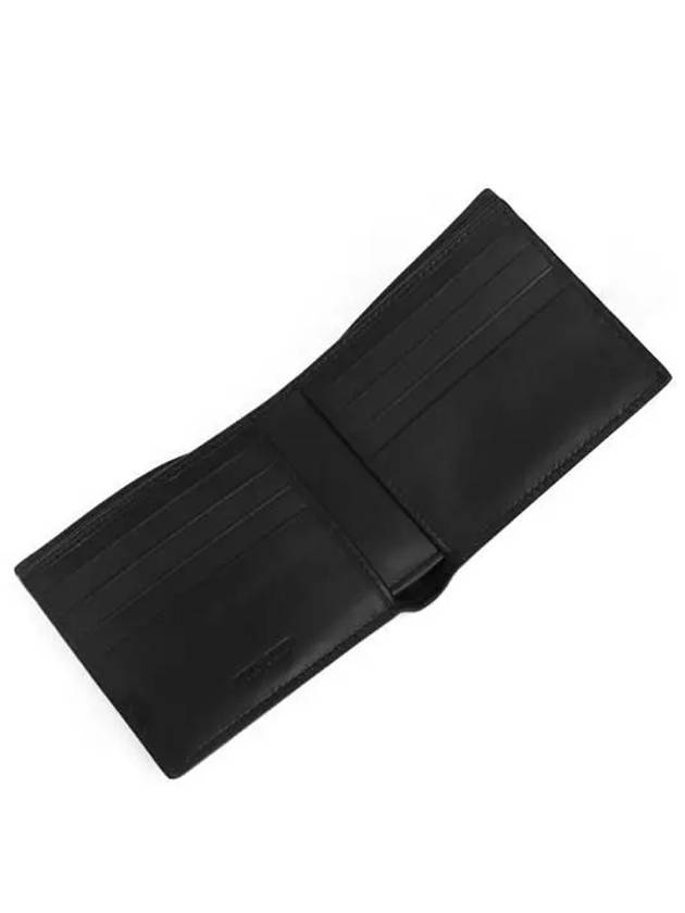 Intrecciato Weaving Half Wallet Black - BOTTEGA VENETA - BALAAN 4