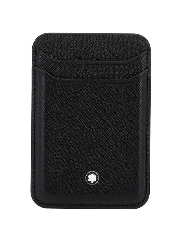 Sartorial Magsafe Compatible Calfskin Card Wallet Black - MONTBLANC - BALAAN 3