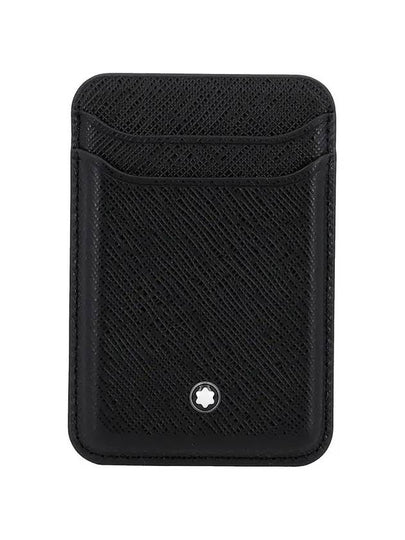 Sartorial Magsafe Compatible Calfskin Card Wallet Black - MONTBLANC - BALAAN 2