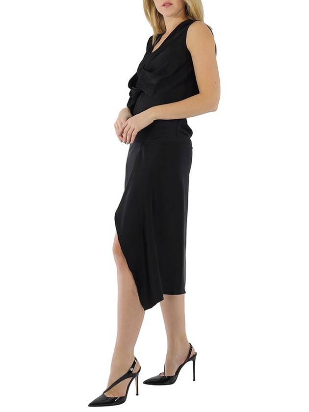 Atlein Ladies Black Hybrid Dress, Brand Size 34 (US Size 0) - ATLEIN - BALAAN 3