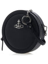 Ruby Round Saffiano Cross Bag Black - VIVIENNE WESTWOOD - BALAAN 3