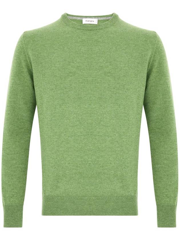 Kangra Cashmere Crew Neck Sweater In Wool And Cashmere - KANGRA CASHMERE - BALAAN 1