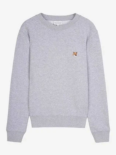 Fox Head Patch Regular Sweatshirt Light Grey Melange - MAISON KITSUNE - BALAAN 2