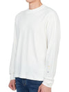 Shadow Project Interlock Mako Cotton Long Sleeve T-Shirt White - STONE ISLAND - BALAAN 3