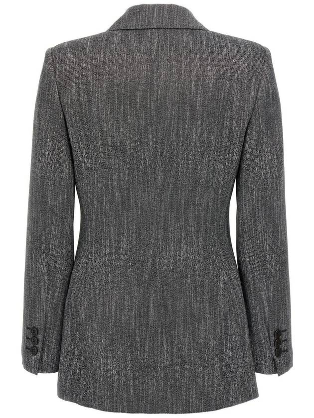 Double breasted long sleeve jacket Nero - ALBERTA FERRETTI - BALAAN 3