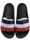 Three Stripes Basil Slippers Black - MONCLER - BALAAN 4