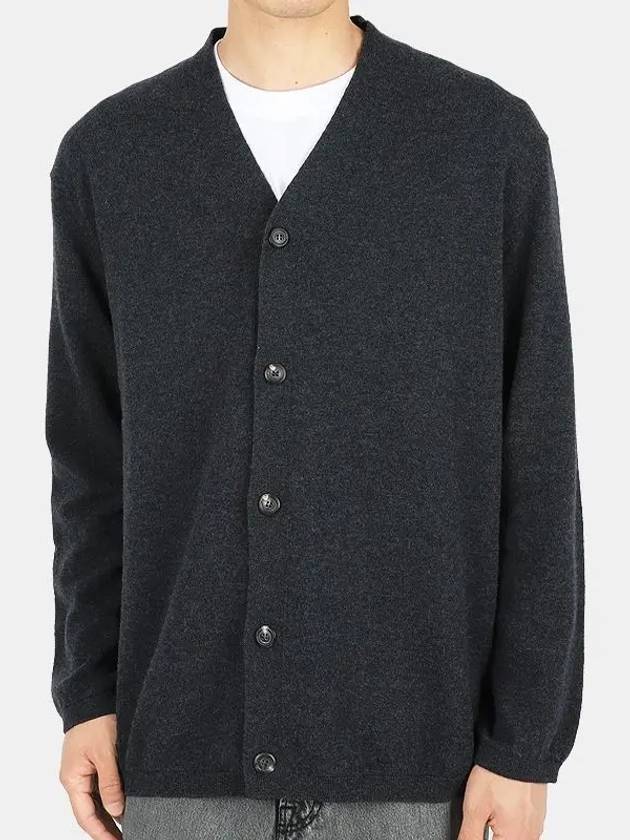 Wool Knit Cardigan Dark Grey - OUR LEGACY - BALAAN 3