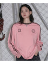 Soccer football color scheme long sleeve t shirt light pink - THE GREEN LAB - BALAAN 3