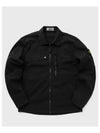 Supima Cotton Twill Stretch-TC Jacket Black - STONE ISLAND - BALAAN 2