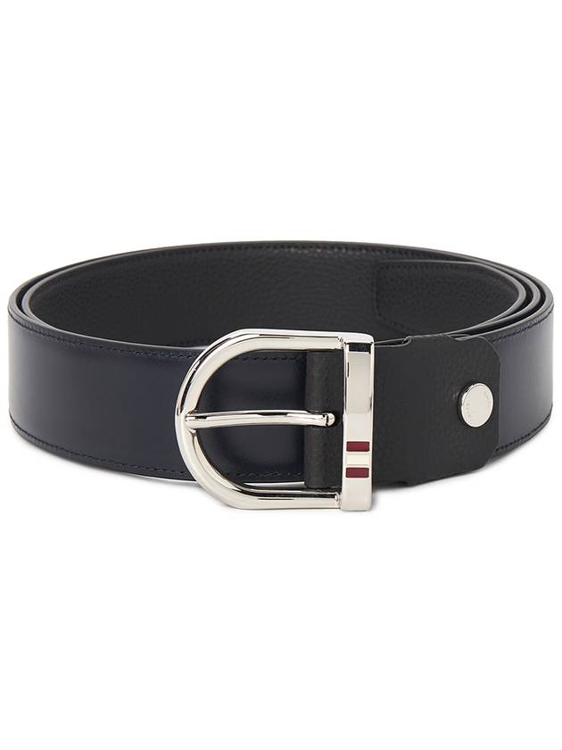 Men's Derkon 35 Leather Belt Black - BALLY - BALAAN 3