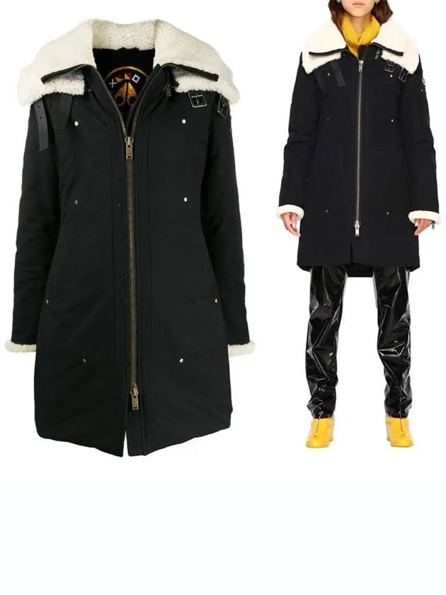 Tompkins Double Collar Parka Black - MOOSE KNUCKLES - BALAAN 2