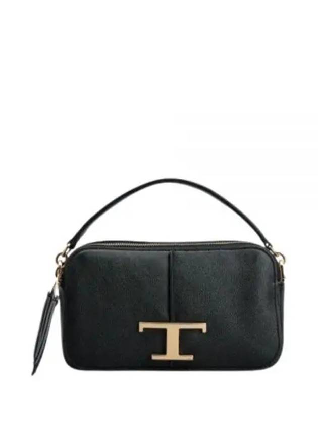 T Timeless Leather Cross Bag Black - TOD'S - BALAAN 2