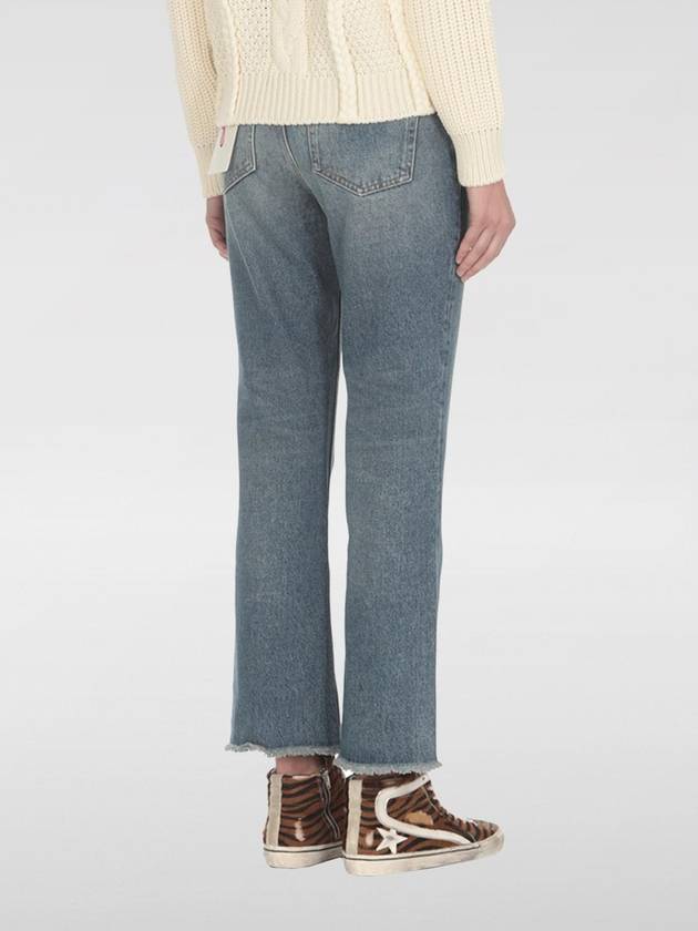 Crop Flared Jeans Blue - GOLDEN GOOSE - BALAAN 4