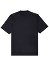 Embossed Logo Short Sleeve T-Shirt Black - DOLCE&GABBANA - BALAAN 3