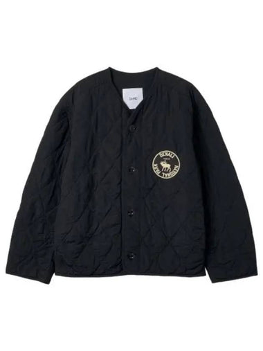 Denali logo patch quilted jacket black - OAMC - BALAAN 1