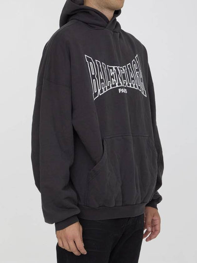 BALENCIAGA LARGE FIT HOODIE - BALENCIAGA - BALAAN 2