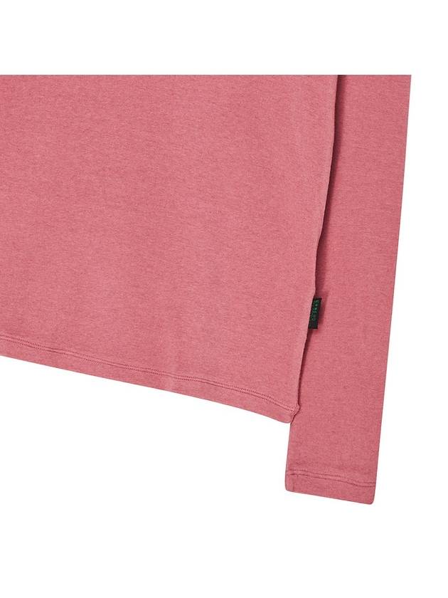 Tencel Turtle Neck T Shirt Pink - THE GREEN LAB - BALAAN 4