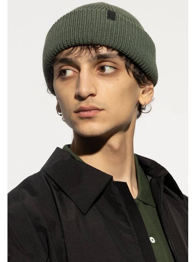 AllSaints Wool Hat With Logo Patch, Men's, Black - ALLSAINTS - BALAAN 2