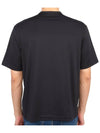 Men's Rash Guard Crew Neck Slim Fit Short Sleeve T-Shirt Black - JIL SANDER - BALAAN 5