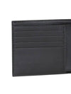 Celine Logo Leather Half Wallet Black - CELINE - BALAAN 7