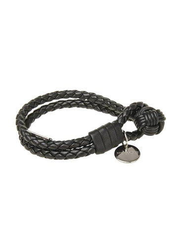 Intrecciato Double Weaving Bracelet Brown - BOTTEGA VENETA - BALAAN 1