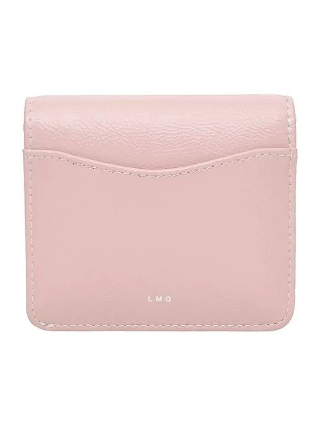 Daisy photo slot half wallet banknote card baby pink - LE MASQUE - BALAAN 5