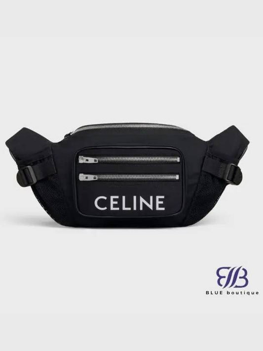 Trekking belt bag printed nylon black - CELINE - BALAAN 1