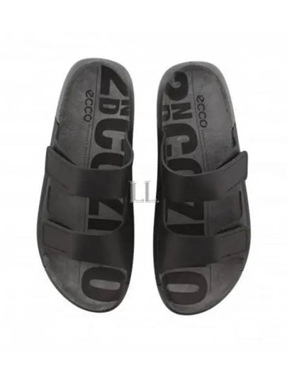 Women's 2nd Cozmo Slippers Black - ECCO - BALAAN 2