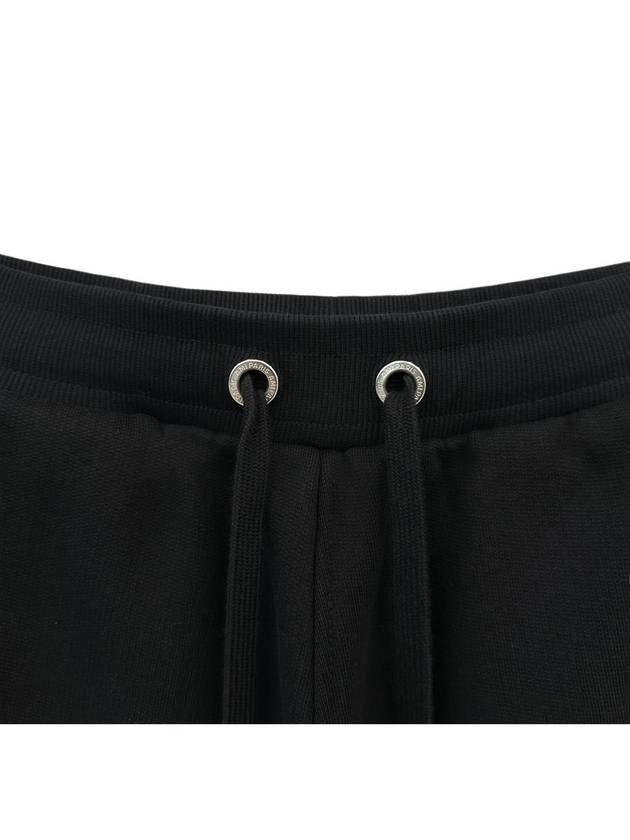 Organic Cotton Fleece Shorts Black - AMI - BALAAN 5