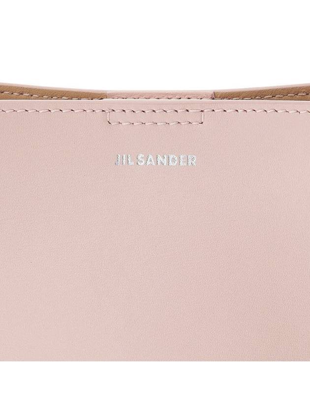 Logo Small Tangle Leather Cross Bag Pink - JIL SANDER - BALAAN 8