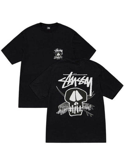 Fresh Foils Short Sleeve T-Shirt Black - STUSSY - BALAAN 2