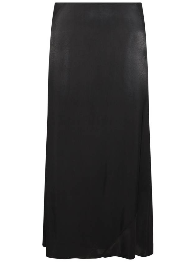 BLACK VISCOSE MIDI SKIRT J01MA0127J20048001 - JIL SANDER - BALAAN 2