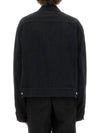 Buttoned Denim Jacket Black - MAISON MARGIELA - BALAAN 4